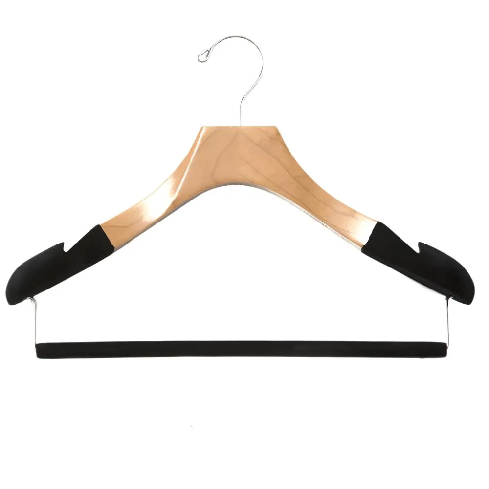 Women's Suit Hanger with Felted Trouser Bar