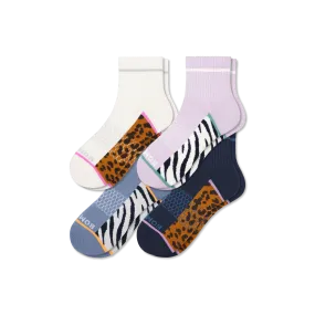 Women's Wild Wear Quarter Sock 4-Pack