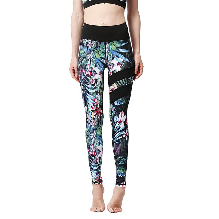 Women's Yoga Quick-drying Digital Print Fitness Leggings