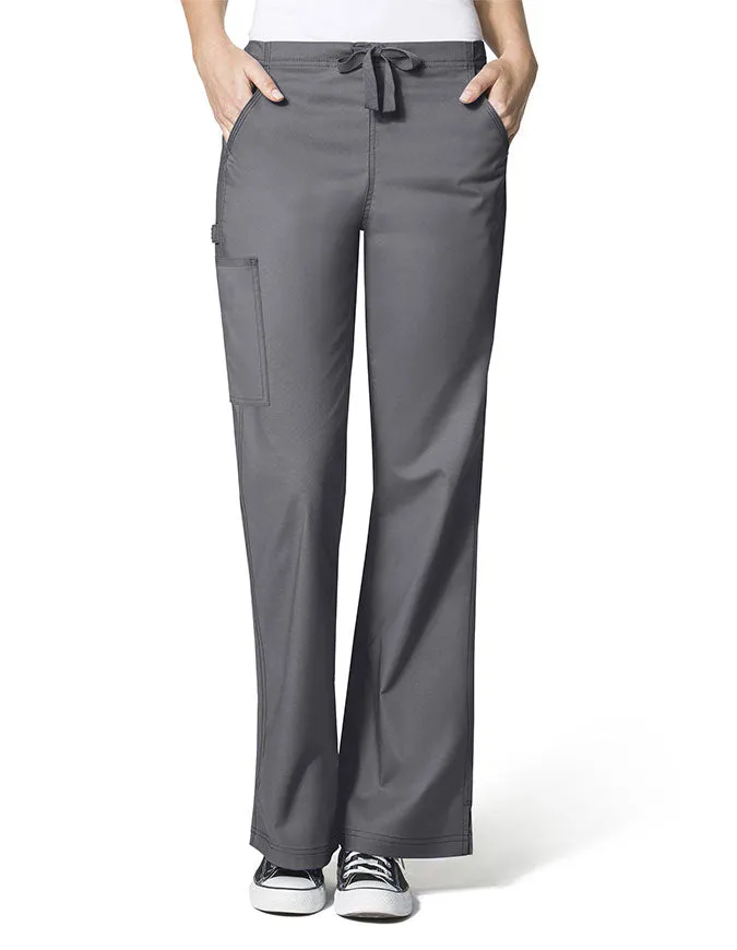 WonderWink WonderFlex 31 Inch Women's Flare Leg Cargo Nurse Scrub Pants