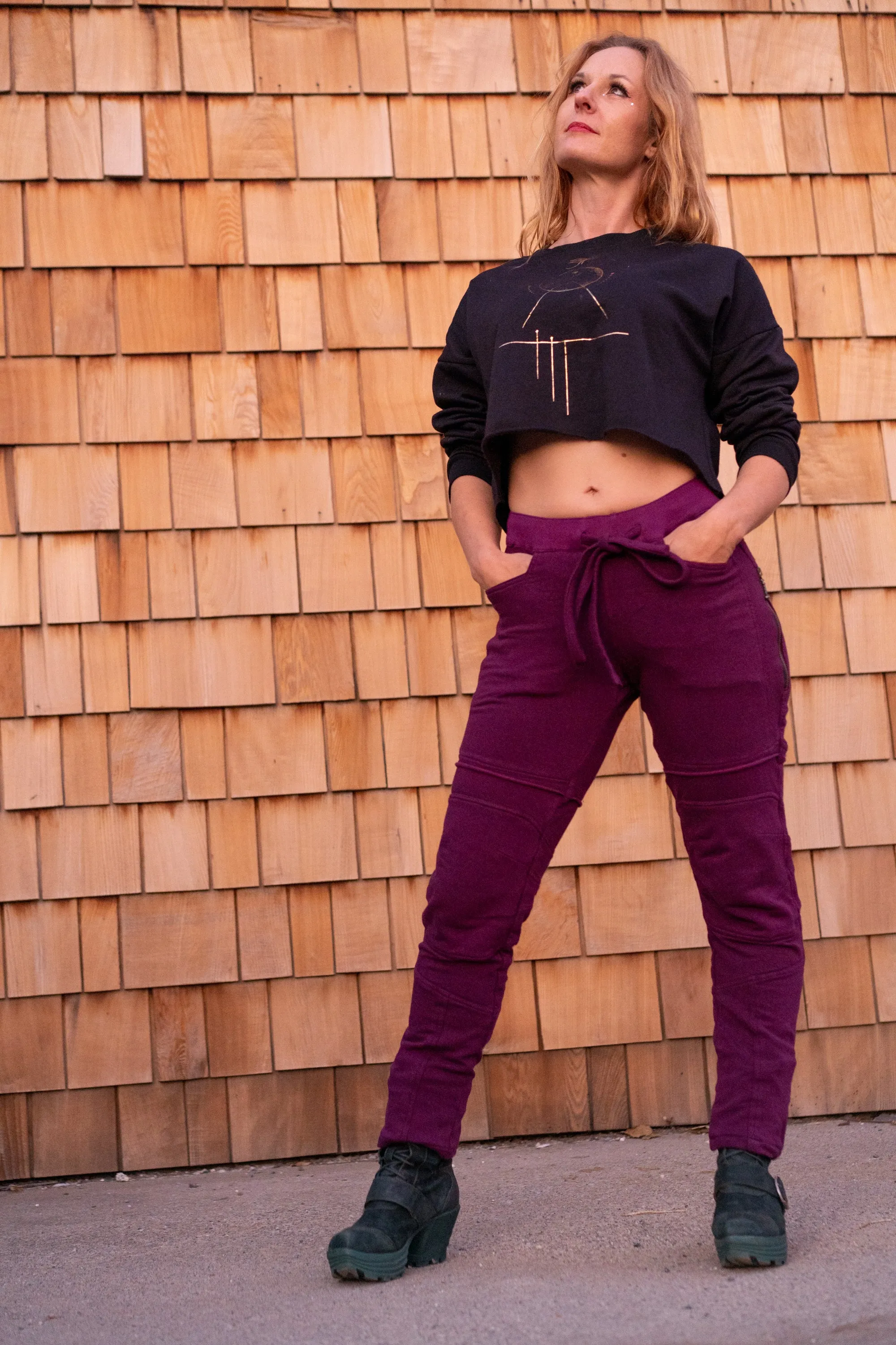 Yoga Sweats - Plum