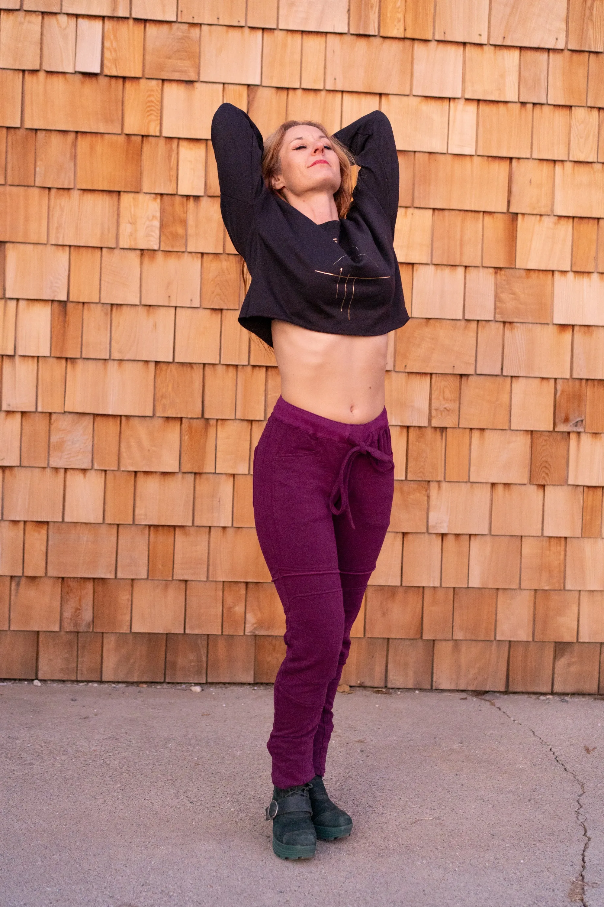 Yoga Sweats - Plum