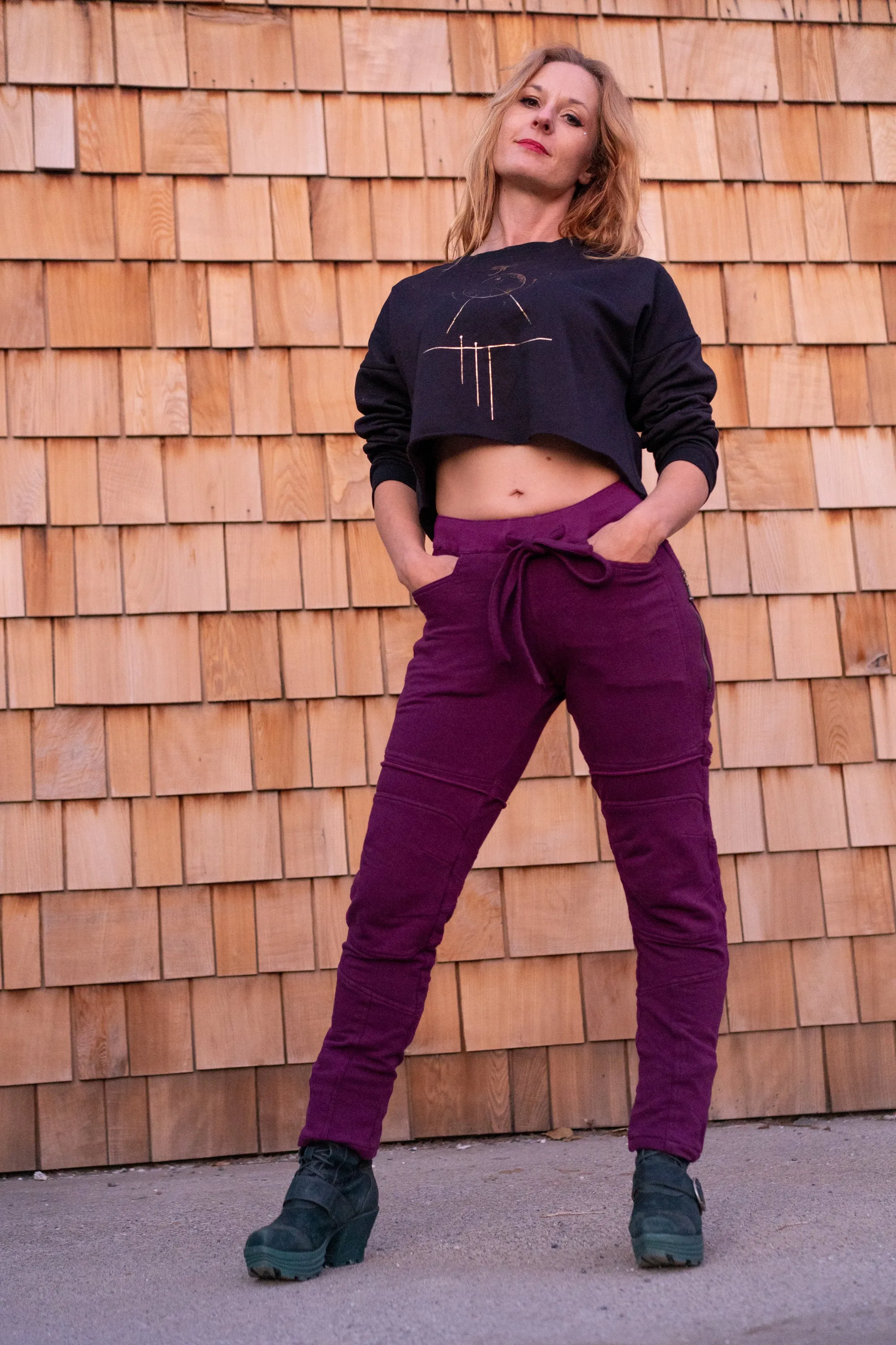 Yoga Sweats - Plum