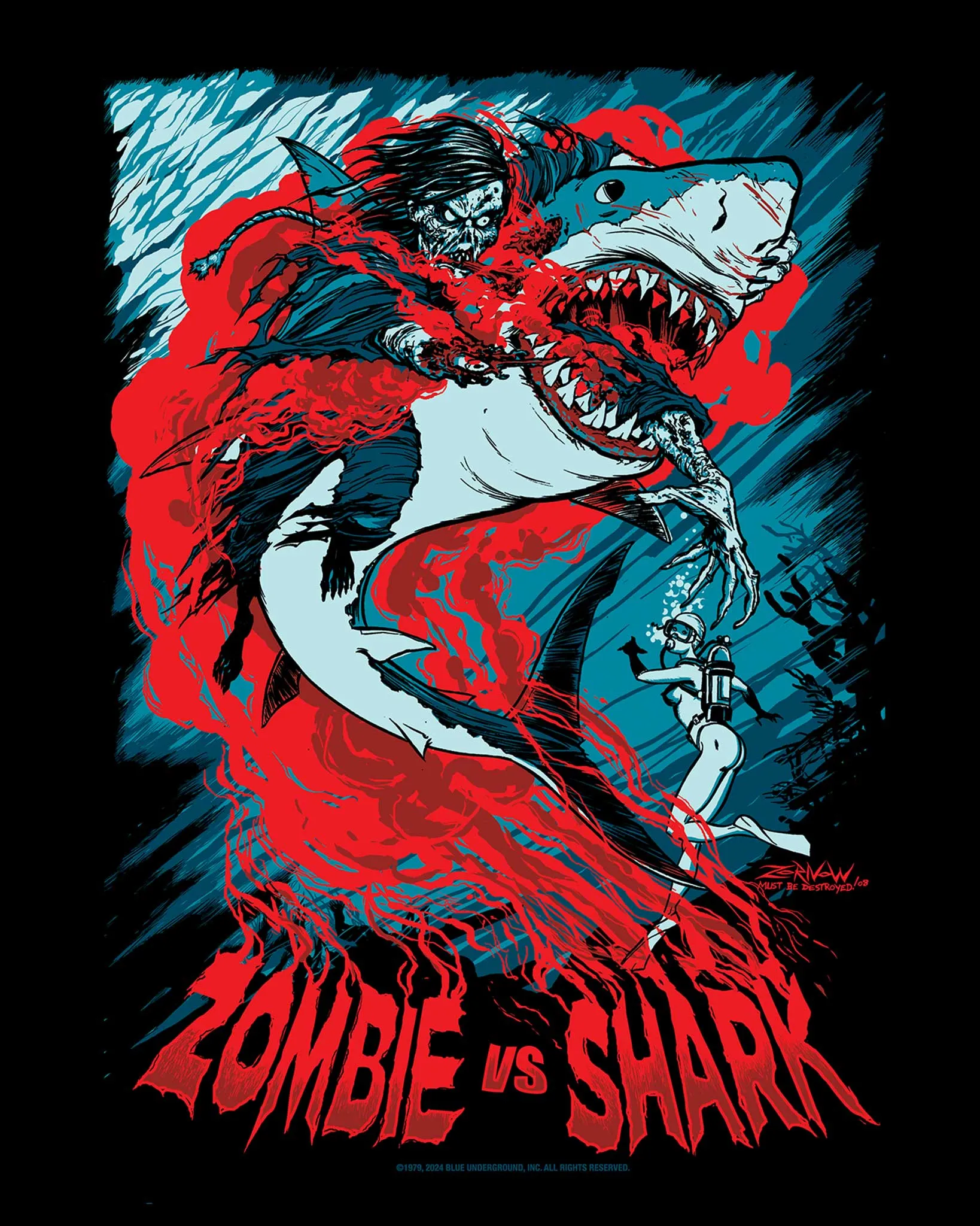 Zombie Vs. Shark